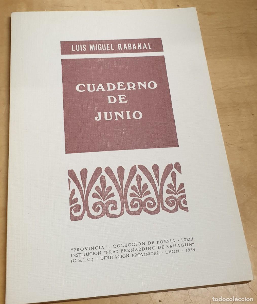 Libros: Cuaderno de Junio - RABANAL, LUIS MIGUEL - Foto 1