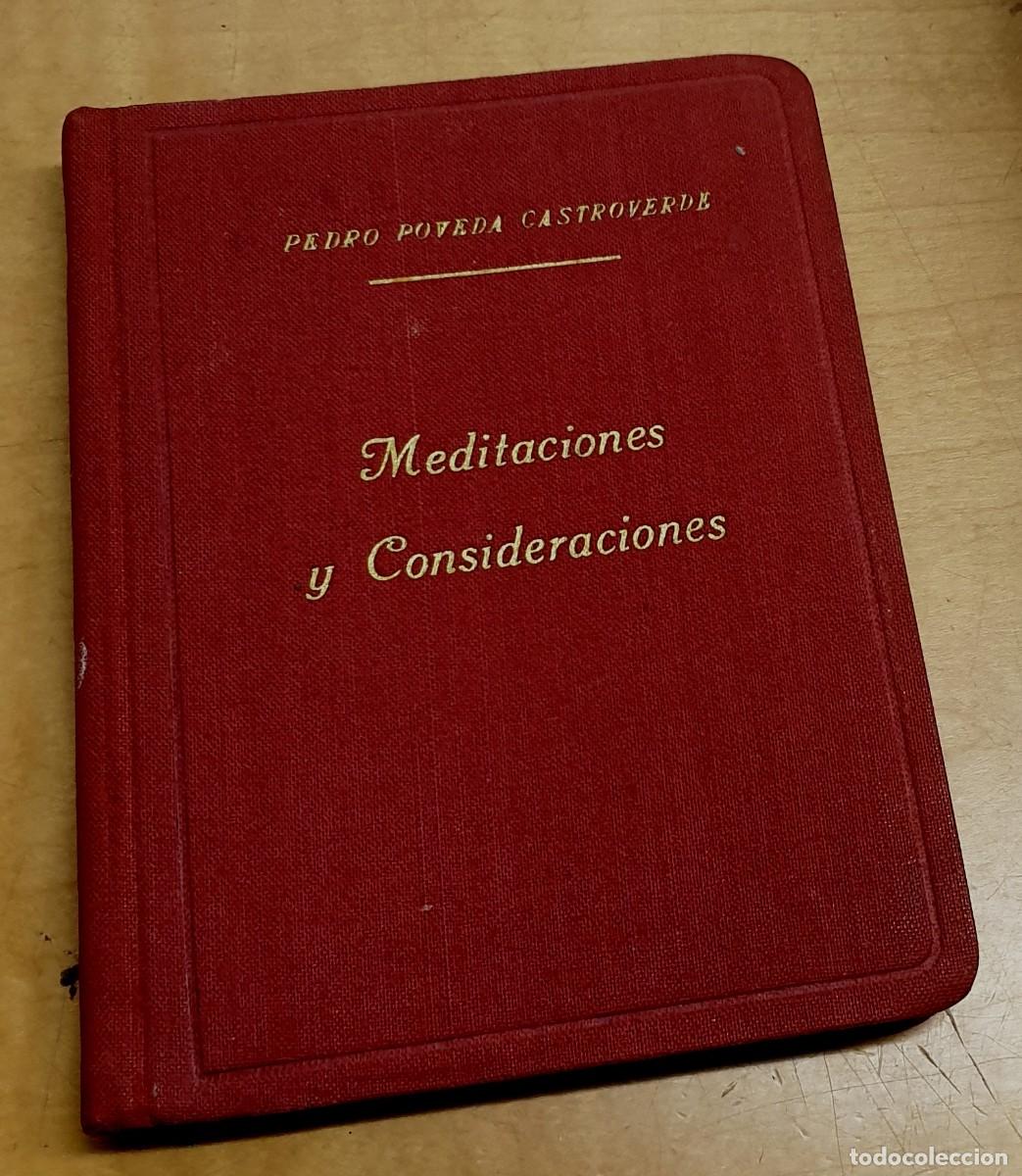 Libros: Meditaciones y consideraciones - POVEDA CASTROVERDE, PEDRO - Foto 1