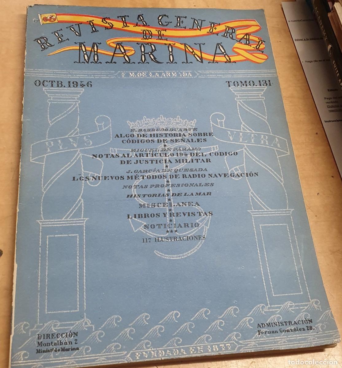 Libros: Revista general de Marina. Tomo 131 - VV.AA. - Foto 1