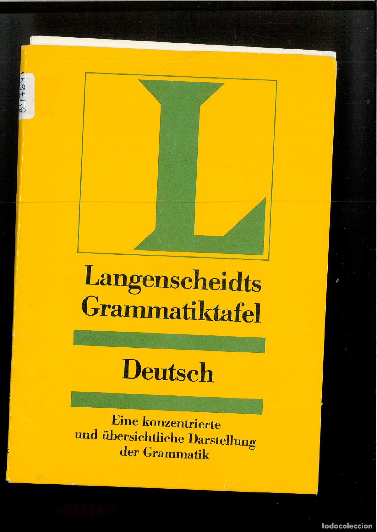Libros: Langenscheidts Grammatiktafel Deutsch - WENDT - Foto 1