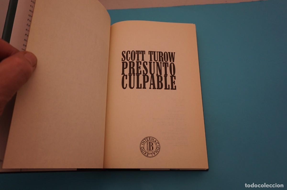 Libros: AR16D/ PRESUNTO CULPABLE - SCOTT TUROW - Foto 2