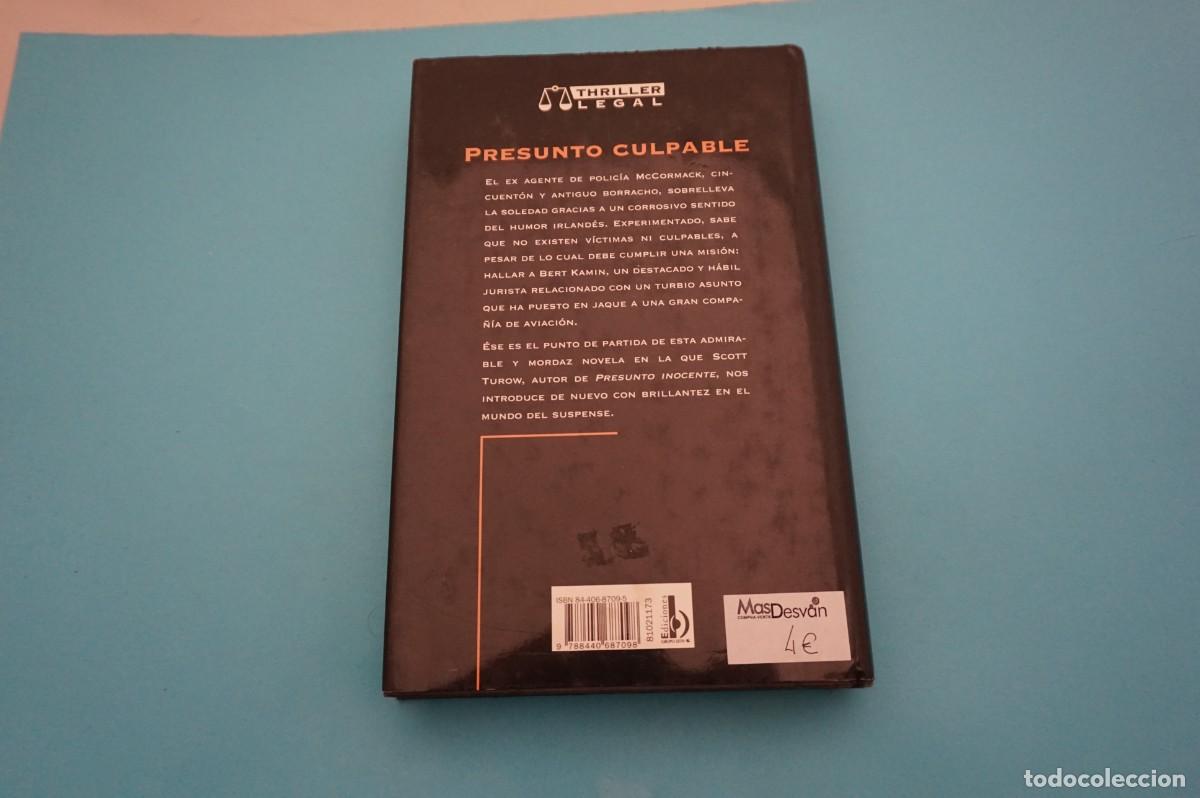 Libros: AR16D/ PRESUNTO CULPABLE - SCOTT TUROW - Foto 6