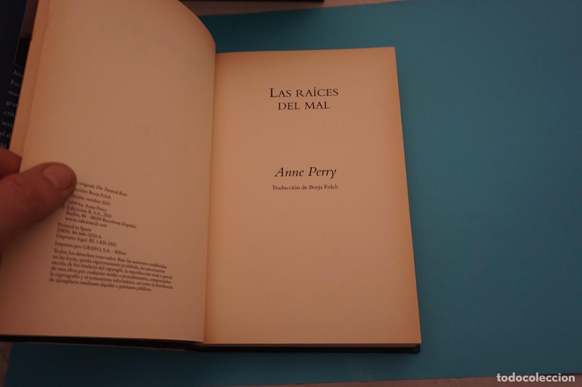Libros: AR16D/ LAS RAICES DEL MAL - ANNE PERRY - Foto 2
