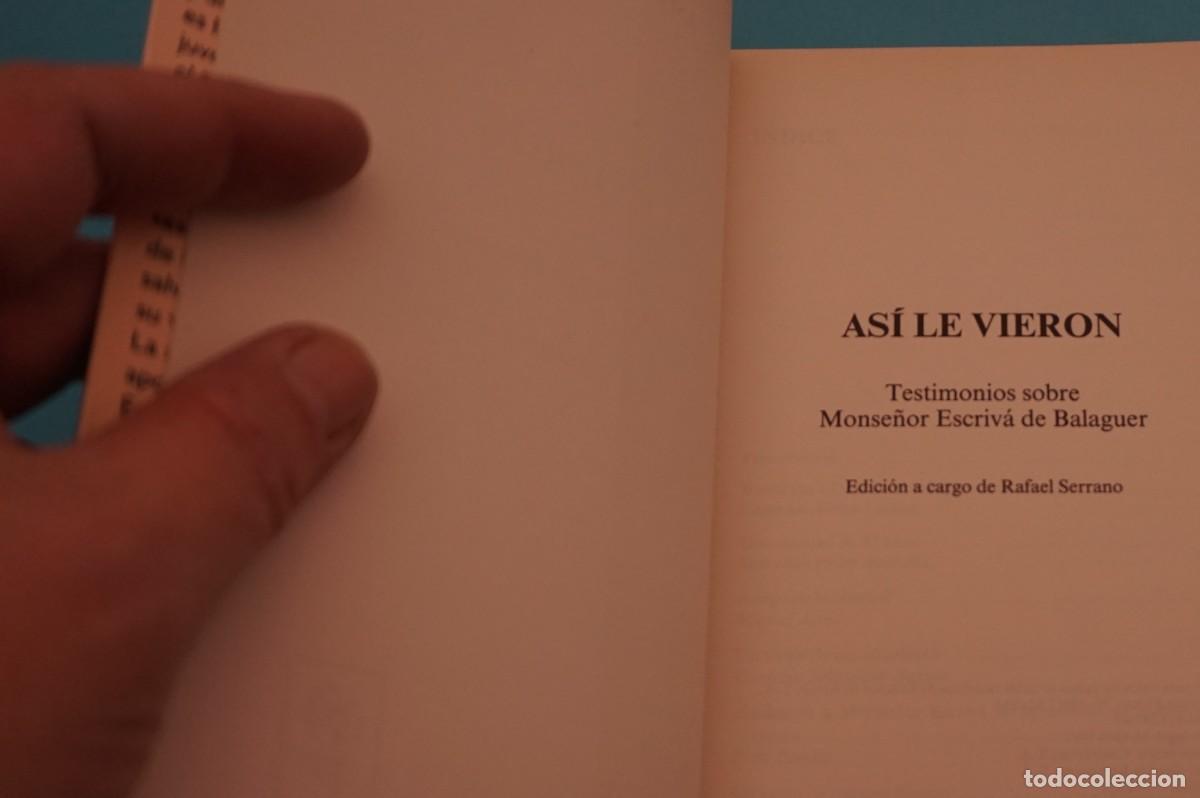 Libros: AR17CD/ ASI LE VIERON - RAFAEL SERRANO / EDICIONES RIALP - Foto 3