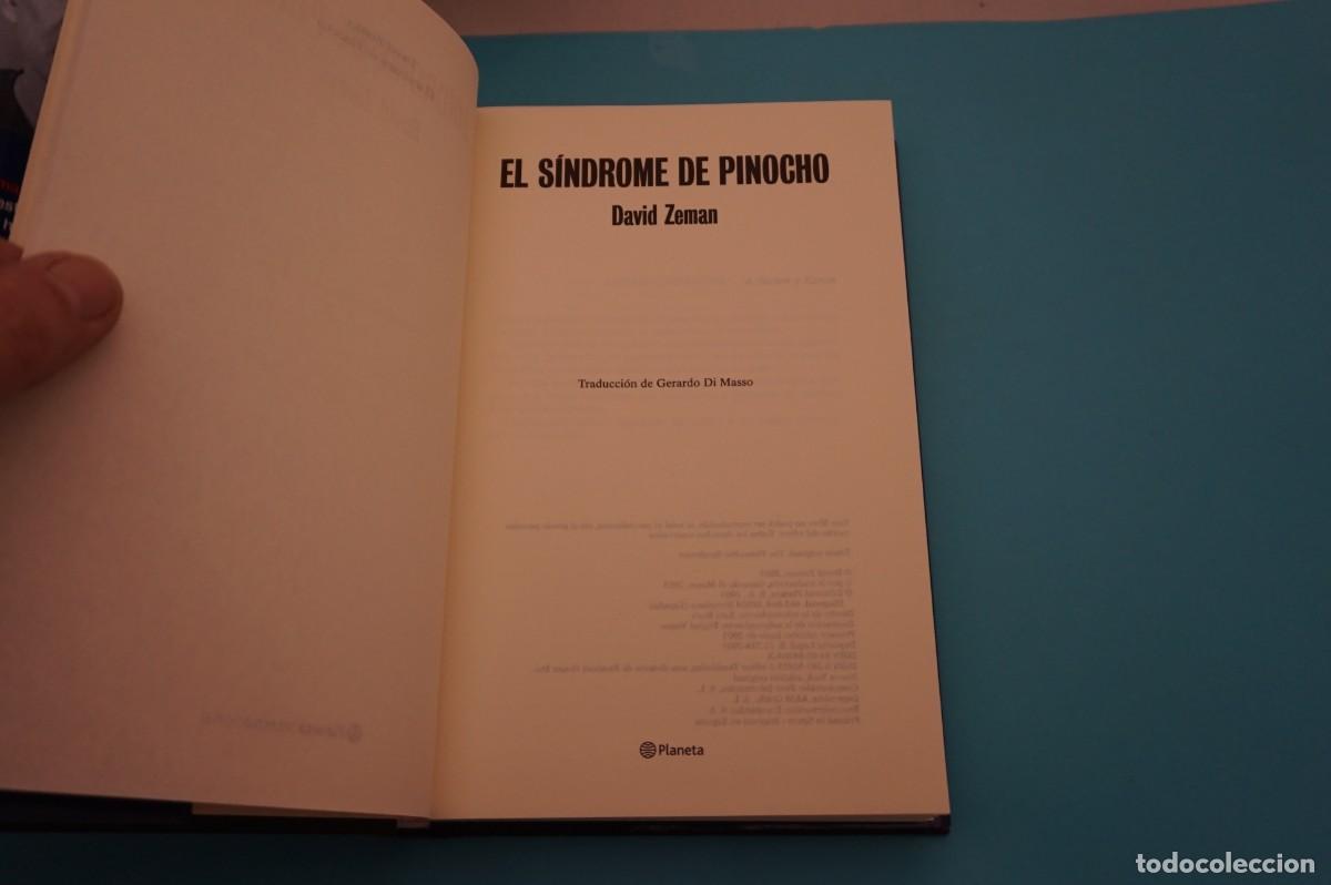 Libros: AR17CD/ EL SINDROME DE PINOCHO - DAVID ZEMAN / PLANETA - Foto 2