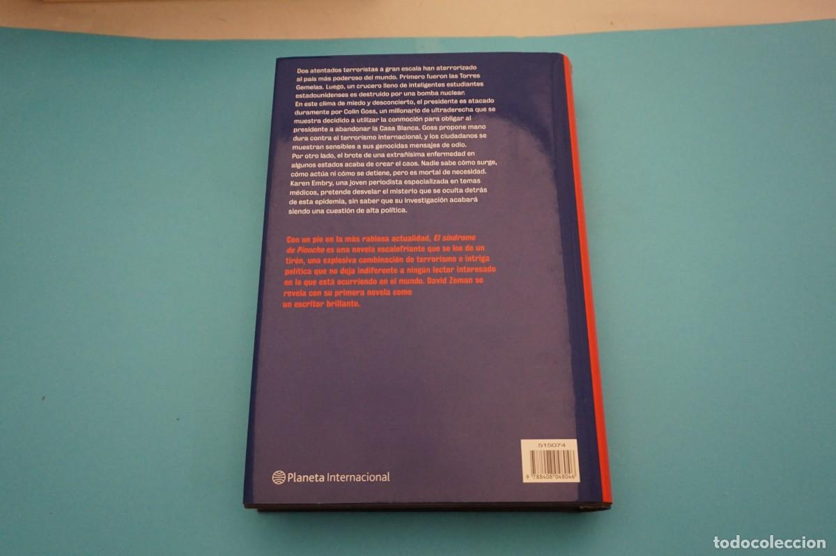 Libros: AR17CD/ EL SINDROME DE PINOCHO - DAVID ZEMAN / PLANETA - Foto 5
