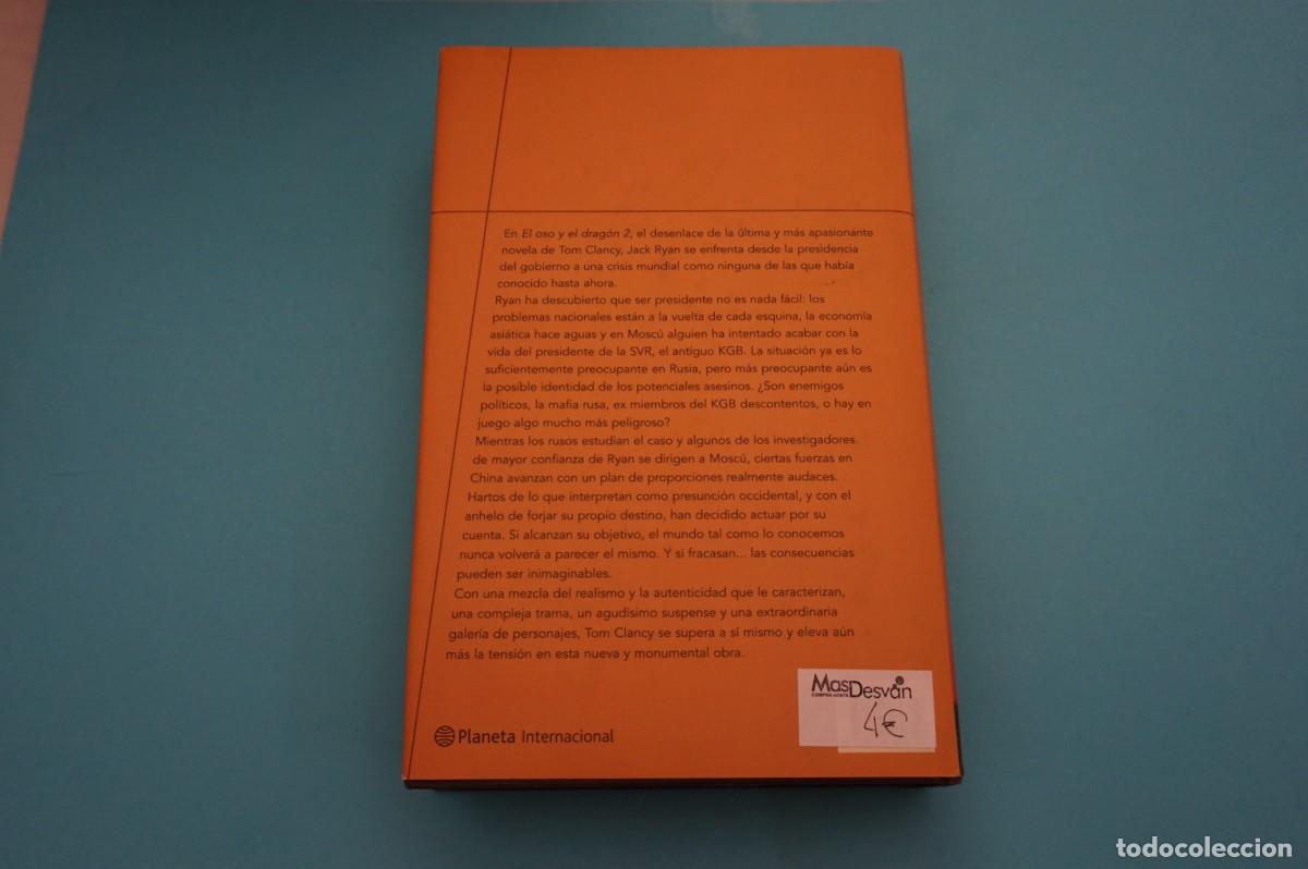 Libros: AR17CD/ EL OSO Y EL DRAGON VOLUMEN 2 - TOM CLANCY / PLANETA - Foto 6
