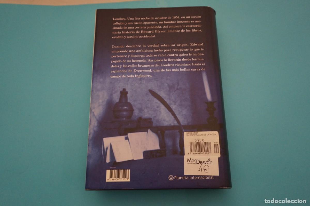 Libros: AR17CD/ EL SIGNIFICADO DE LA NOCHE - MICHAEL COX / PLANETA - Foto 6