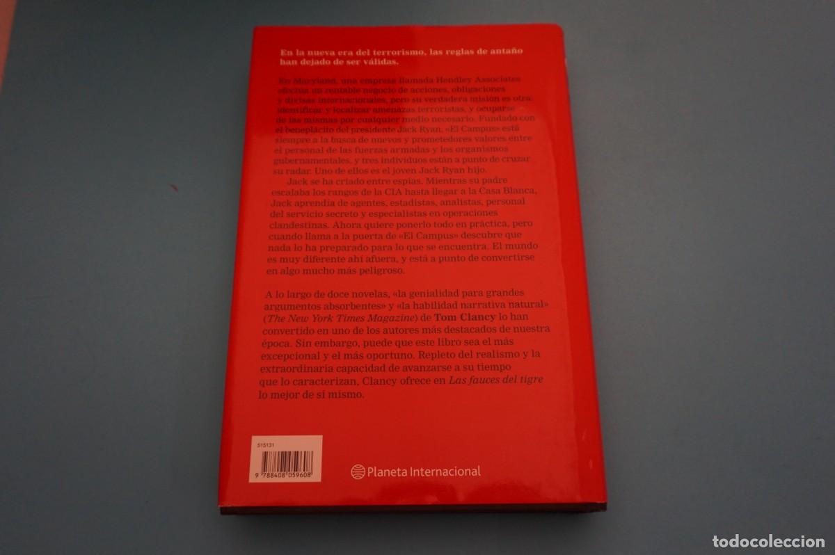Libros: AR17ED/ LAS FAUCES DEL TIGRE - TOM CLANCY / PLANETA - Foto 5