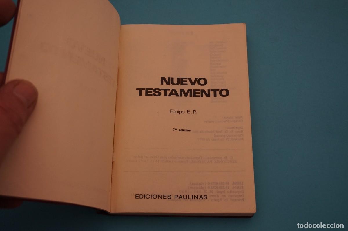 Libros: AR1617A/ NUEVO TESTAMENTO - EQUIPO E.P. / EDICIONES PAULINAS - Foto 2