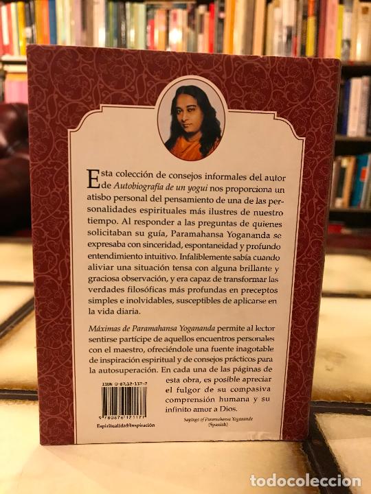 Libros: M&aacute;ximas de Paramahansa Yogananda. - Foto 2