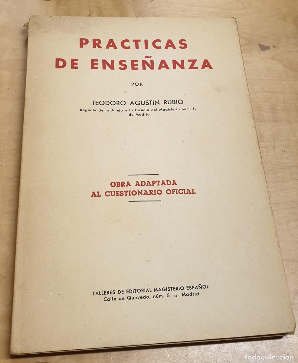Libros: Pr&aacute;cticas de ense&ntilde;anza - AGUST&Iacute;N RUBIO, TEODORO - Foto 1