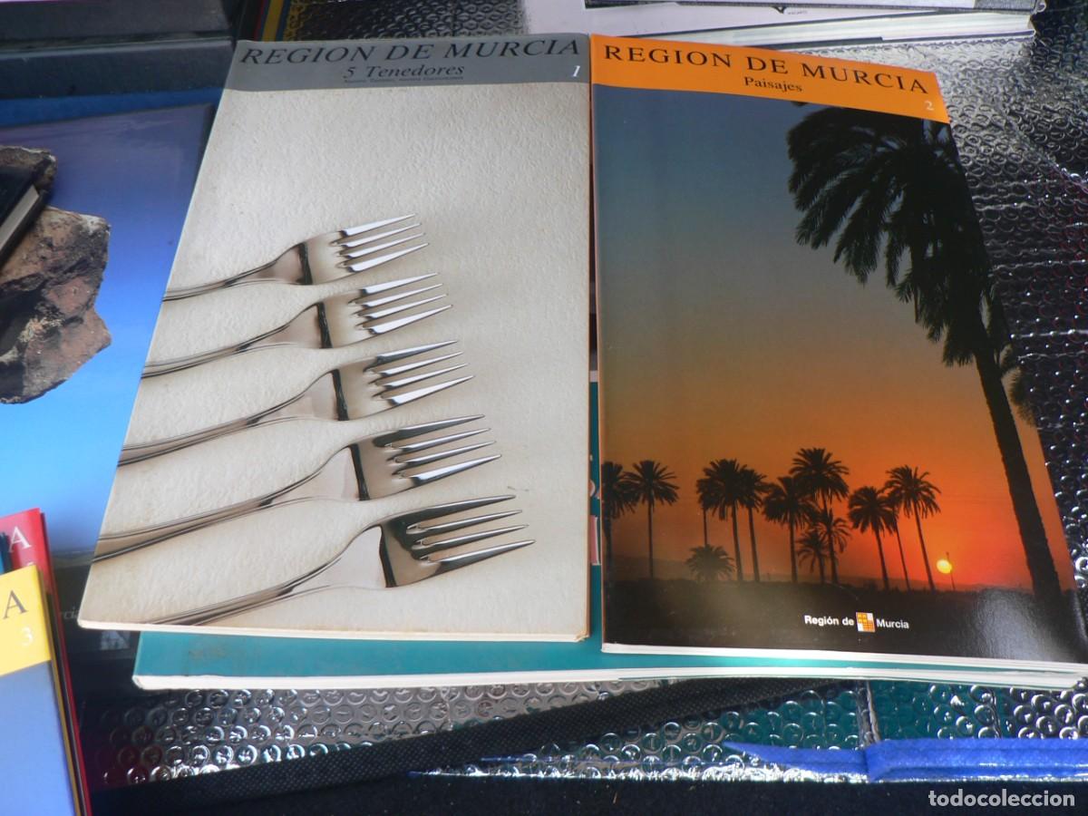 Libros: CINCO LIBROS CON ESTUCHE DE LA REGION DE MURCIA - Foto 1
