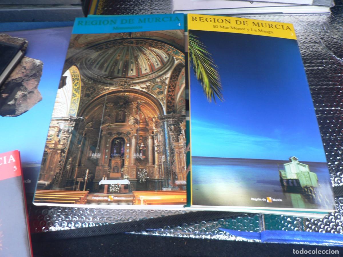 Libros: CINCO LIBROS CON ESTUCHE DE LA REGION DE MURCIA - Foto 2