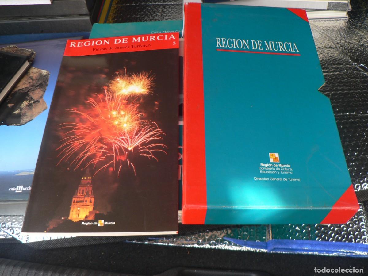Libros: CINCO LIBROS CON ESTUCHE DE LA REGION DE MURCIA - Foto 3