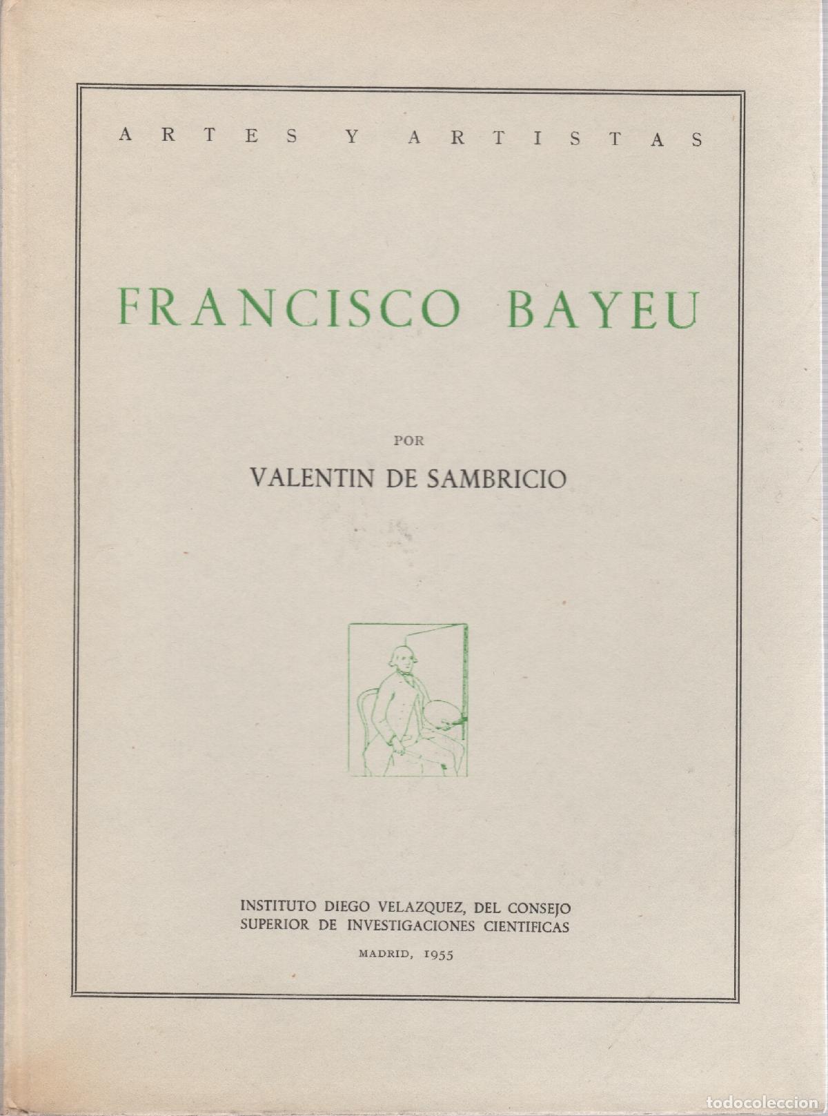 Libros: Francisco Bayeu - Sambricio, Valent&iacute;n de - Foto 1