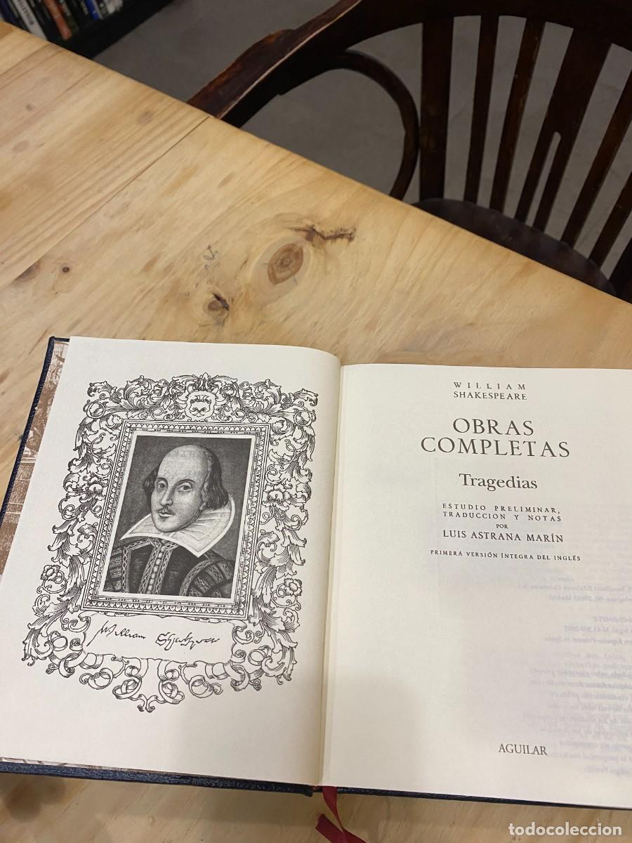 Libros: WILLIAM SHAKESPEARE- OBRAS COMPLETAS 1- AGUILAR - Foto 3