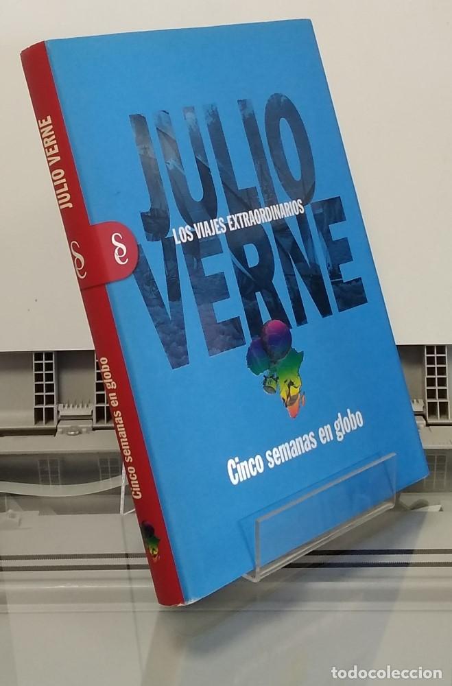 Libros: Cinco semanas en globo - Julio Verne - Foto 1