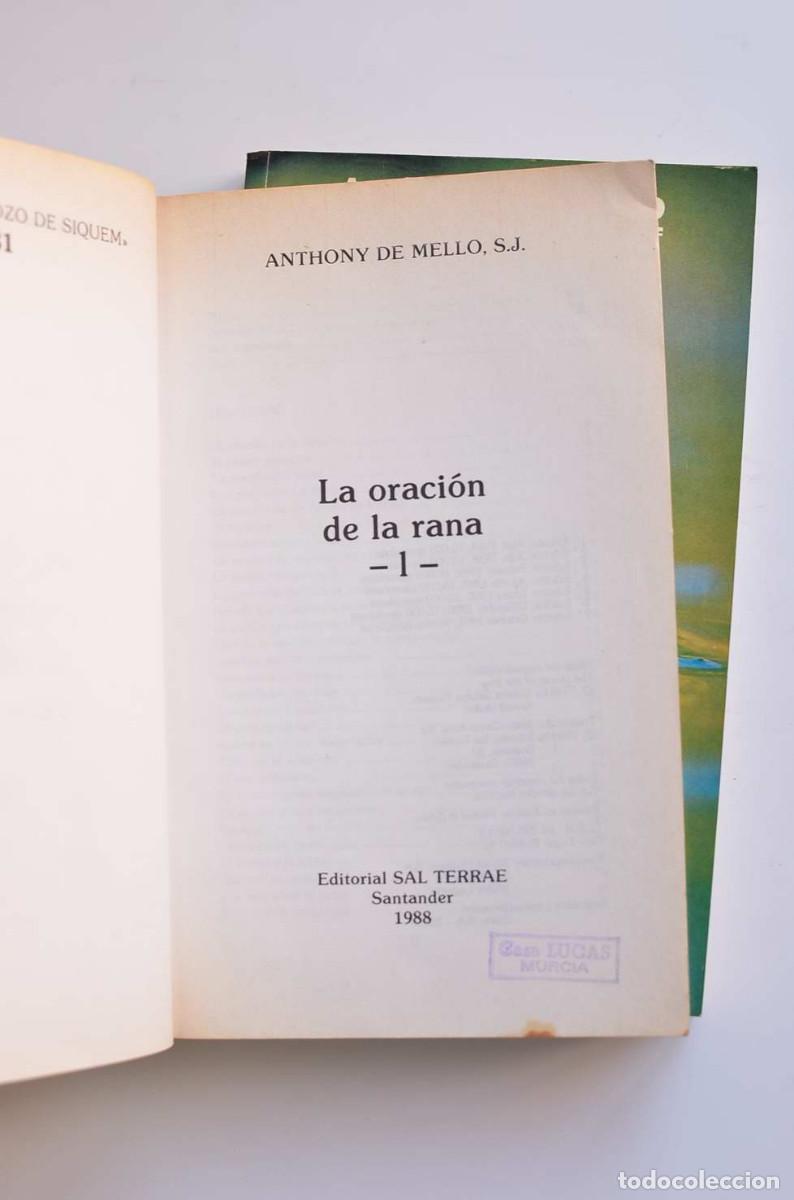 Libros: La oraci&oacute;n de la rana - MELLO, Anthony de - Foto 3