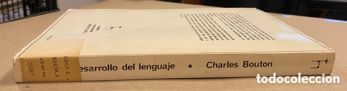 Libros: EL DESARROLLO DEL LENGUAJE. CHARLES BOUTON. EDITORIAL ABRIL 1976. - Foto 8