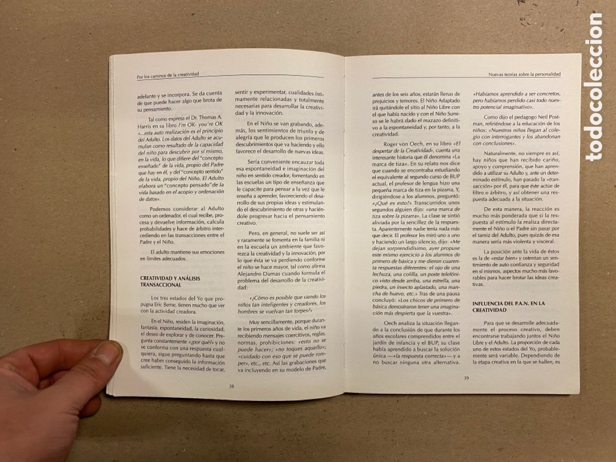 Libros: POR LOS CAMINOS DE LA CREATIVIDAD. JULIO LIBERAL. LIBSA 1996. - Foto 4
