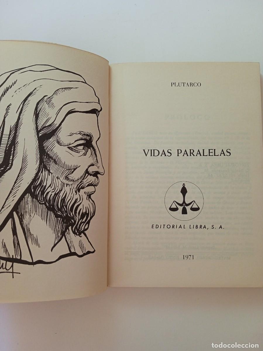Libros: VIDAS PARALELAS - PLUTARCO - EDITORIAL LIBRA - Foto 2
