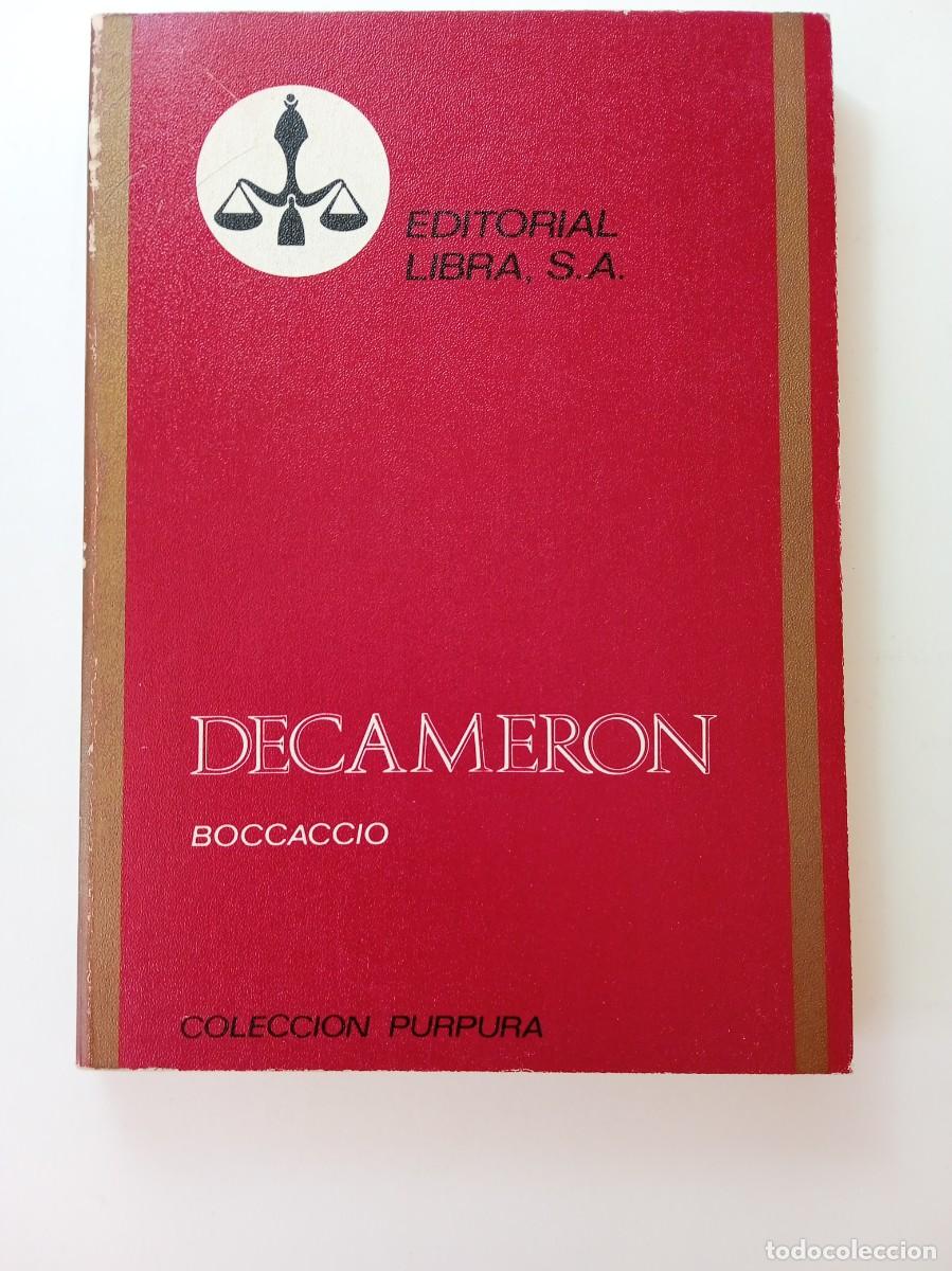 Libros: DECAMERON - BOCCACCIO - TIRSO DE MOLINA - EDITORIAL LIBRA - Foto 1
