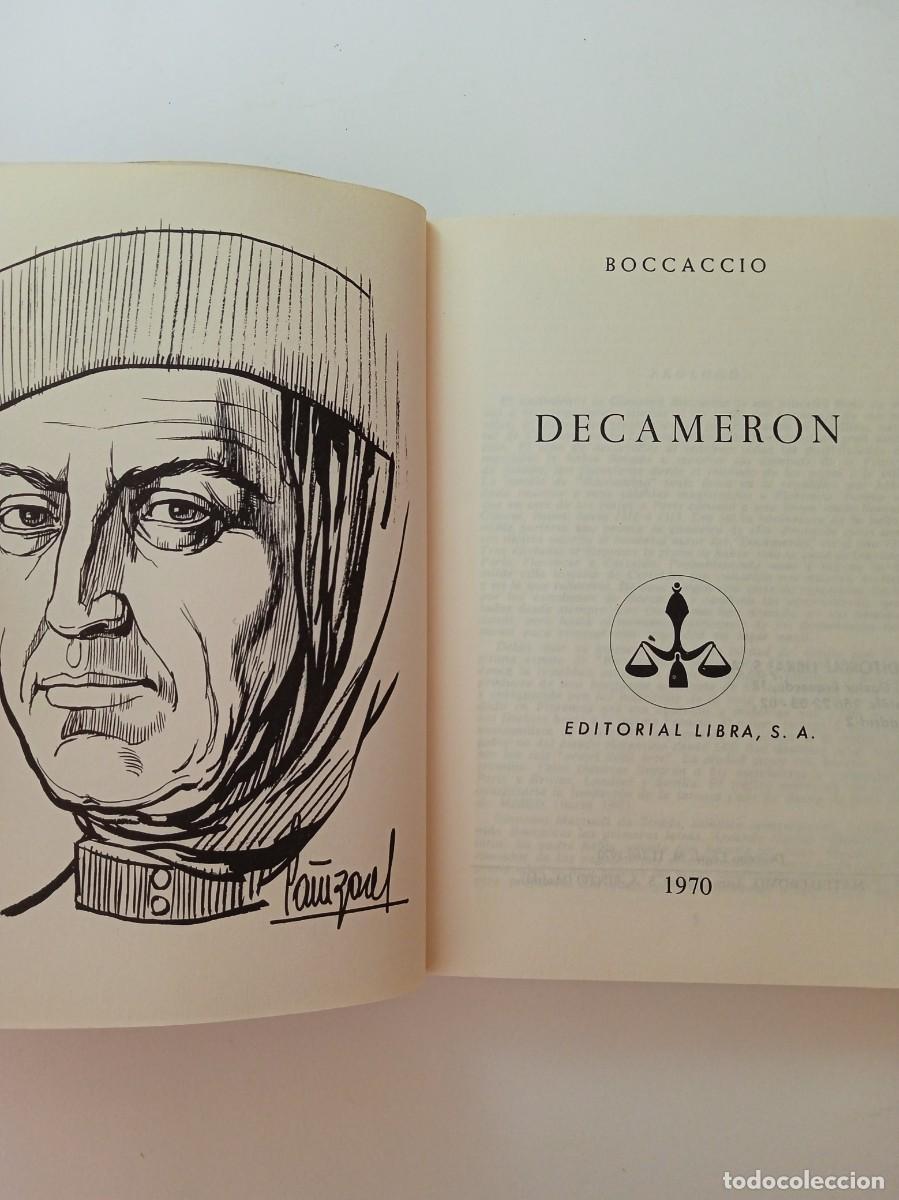 Libros: DECAMERON - BOCCACCIO - TIRSO DE MOLINA - EDITORIAL LIBRA - Foto 2