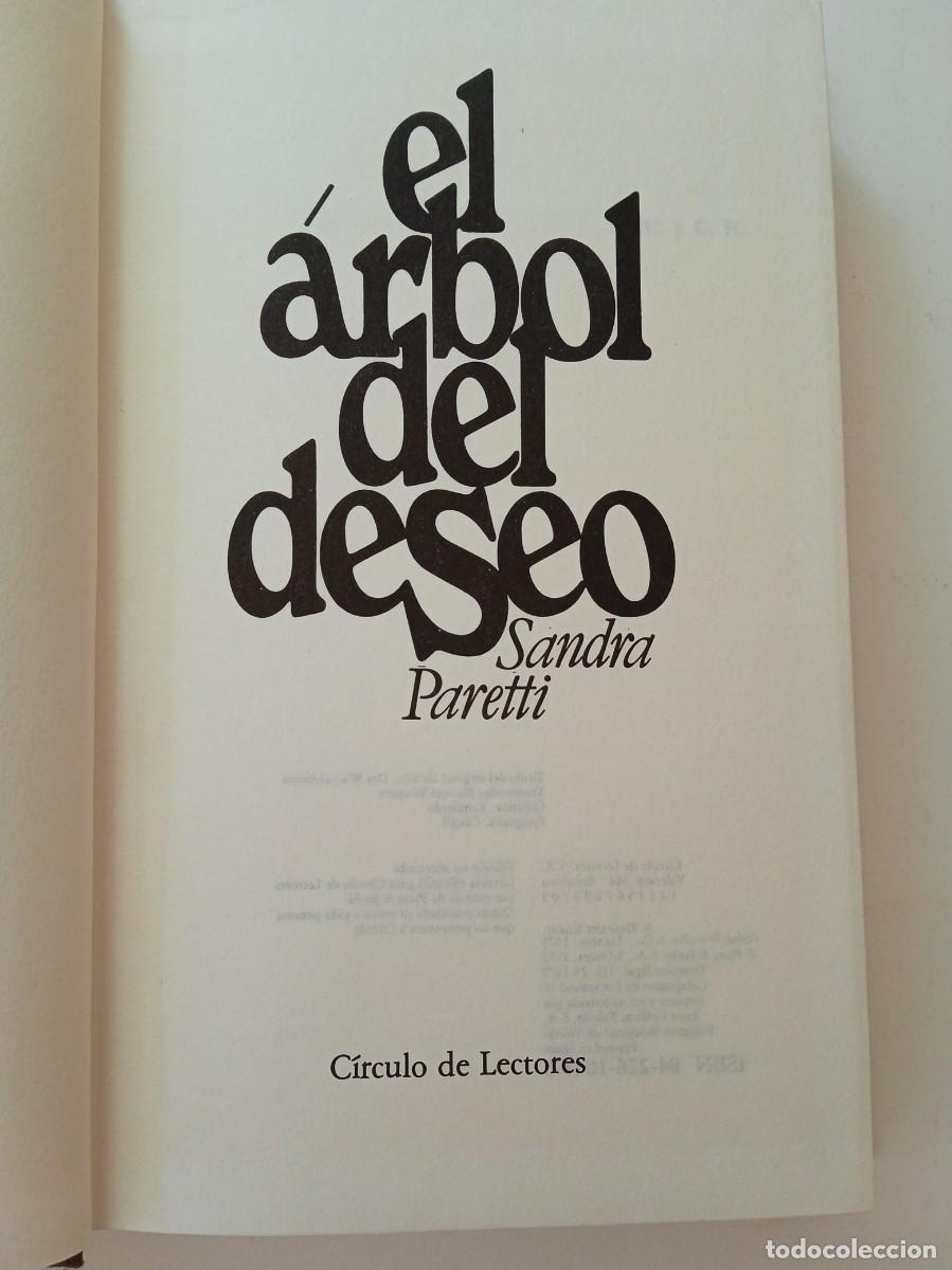 Libros: EL &Aacute;RBOL DEL DESEO - SANDRA PARETTI - Foto 1