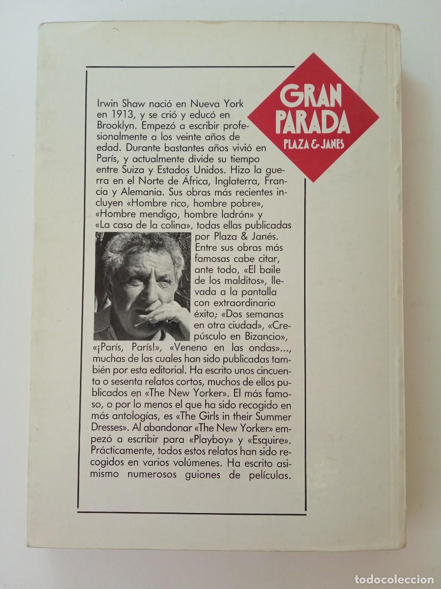 Libros: PAN EN LAS AGUAS - IRWIN SHAW - PLAZA & JAN&Eacute;S - Foto 2