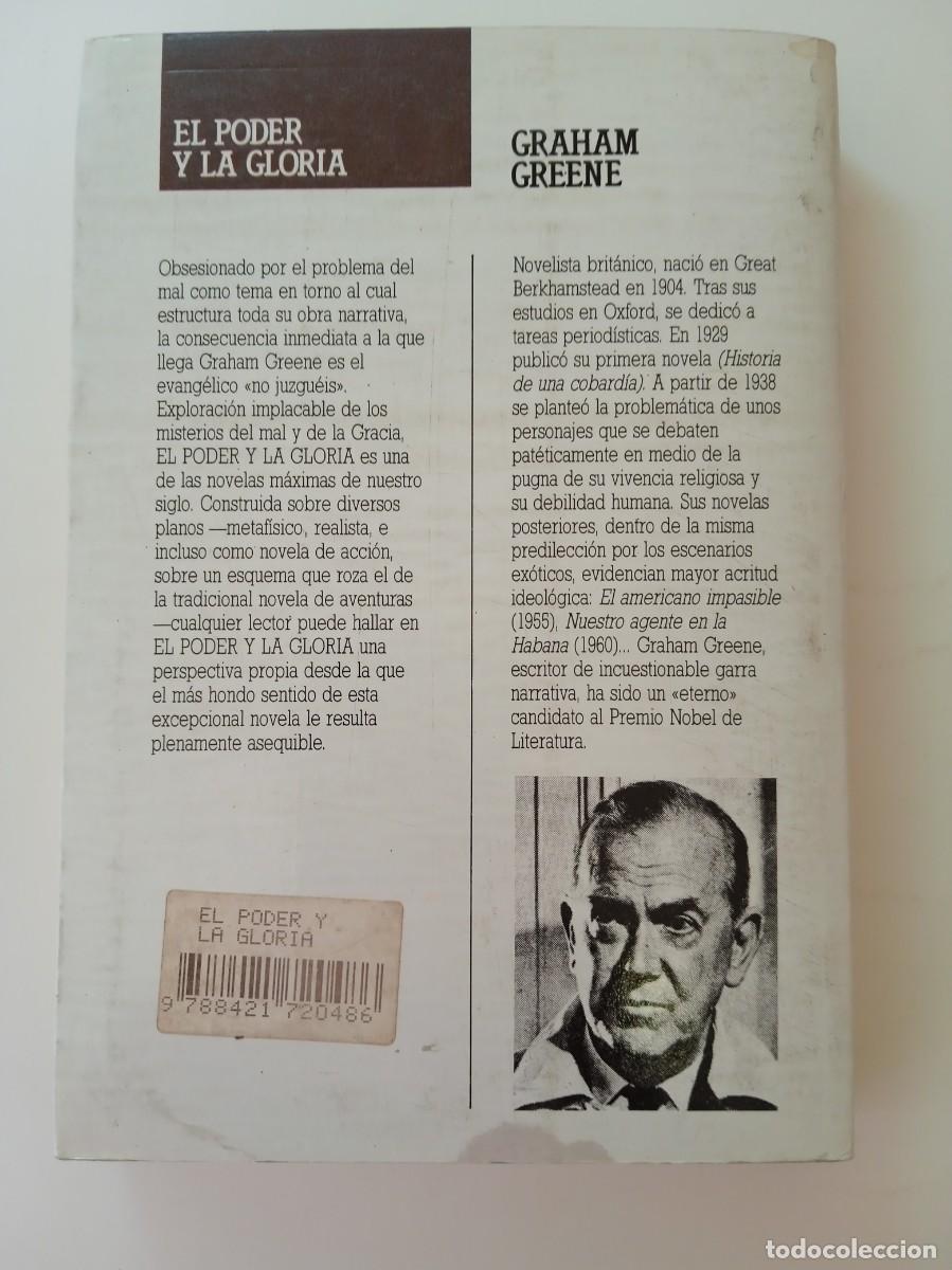 Libros: EL PODER Y LA GLORIA - GRAHAM GREENE - CARALT - Foto 2