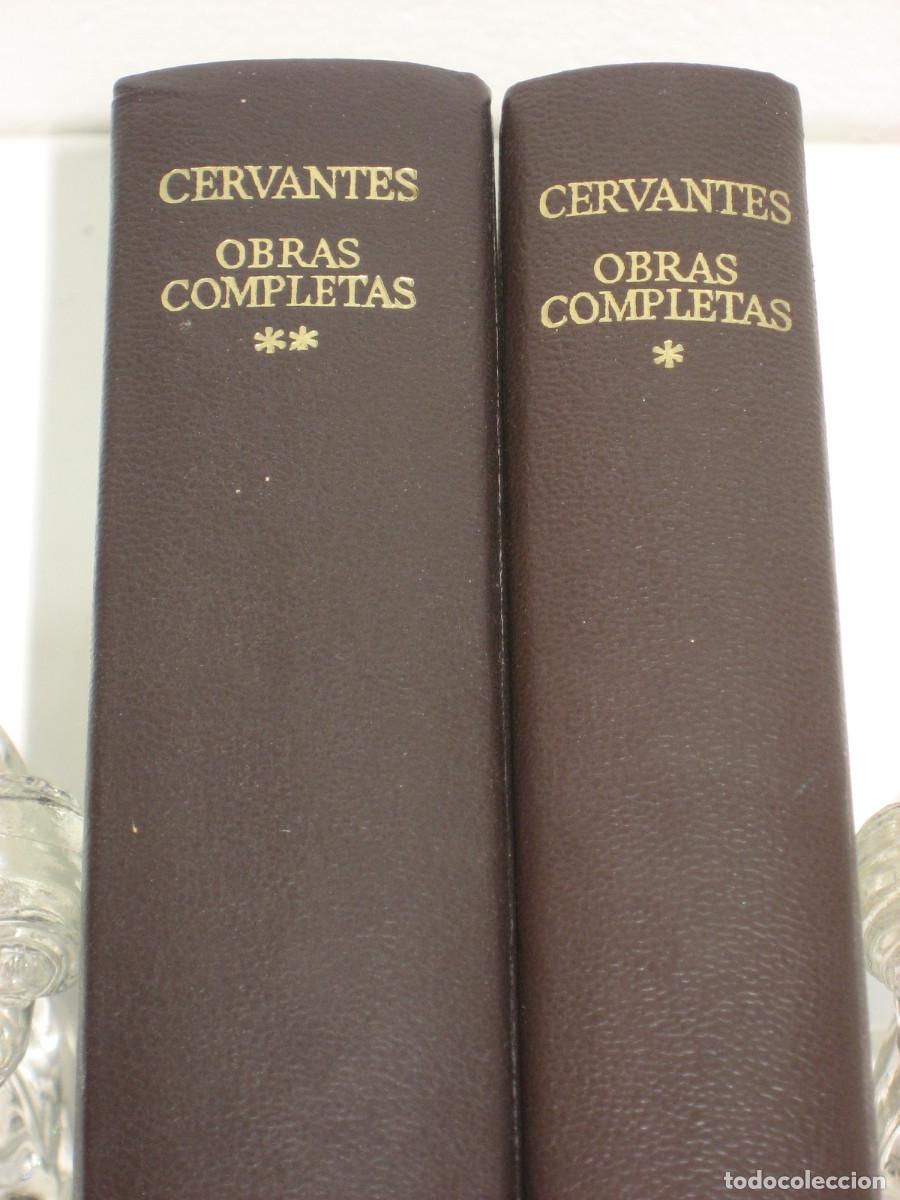 Libros: OBRAS COMPLETAS 2 tomos - Miguel de Cervantes Saavedra - Foto 2