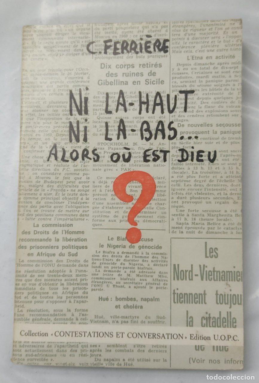 Libros: Ni la Haut Ni la Bas... Alors Ou Est Dieu?