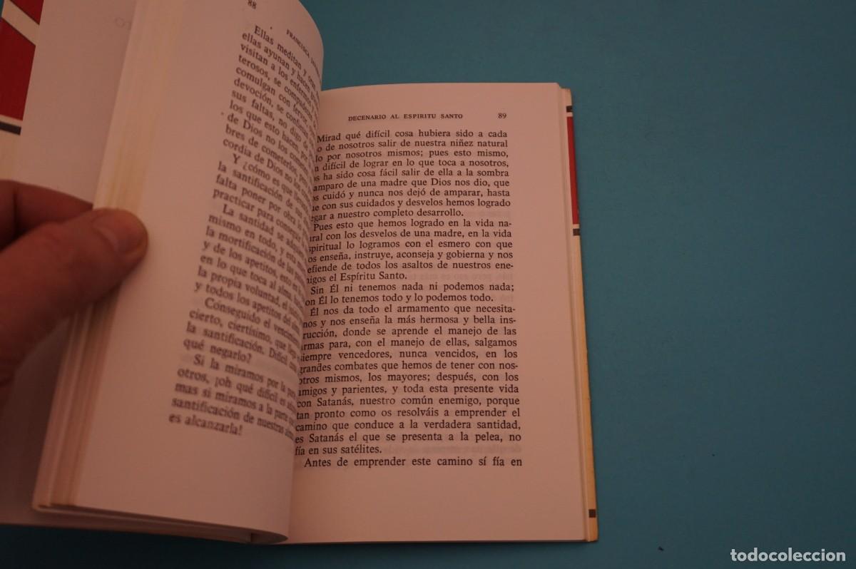 Libros: AR1617A/ DECENARIO AL ESPIRITU SANTO - FRANCISCA JAVIERA DEL VALLE / EDICIONES RIALP - Foto 3