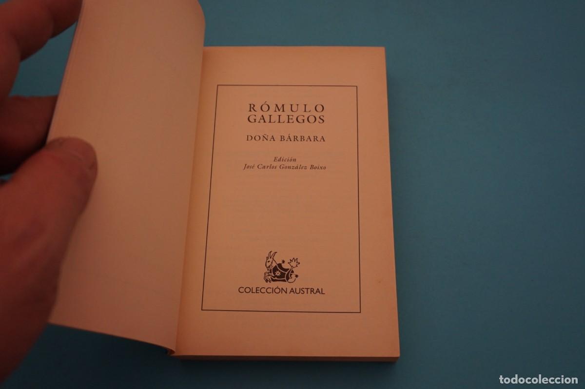 Libros: AR1617A/ ROMULO GALLEGOS - DO&Ntilde;A BARBARA / COLECCION AUSTRAL - Foto 2