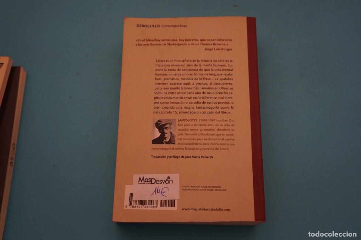 Libros: AR1617A/ ULISES - JAMES JOYCE / DEBOLSILLO - Foto 7