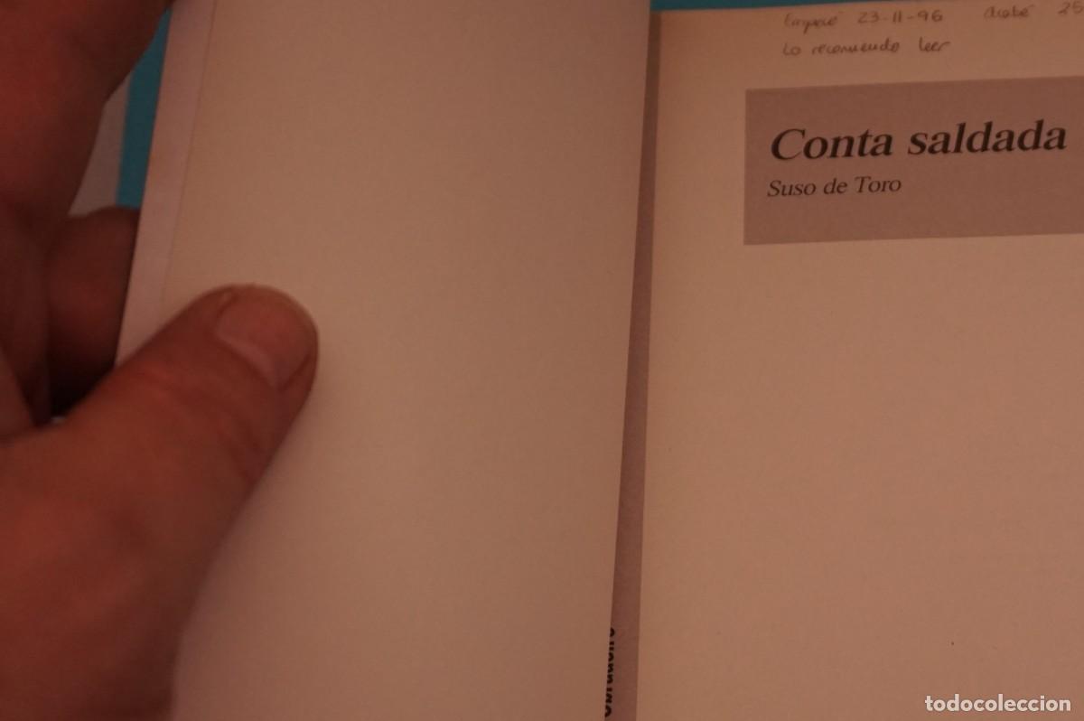 Libros: AR16CD/ CONTA SALDADA - SUSO DE TORO / ALFAGUARA - Foto 3