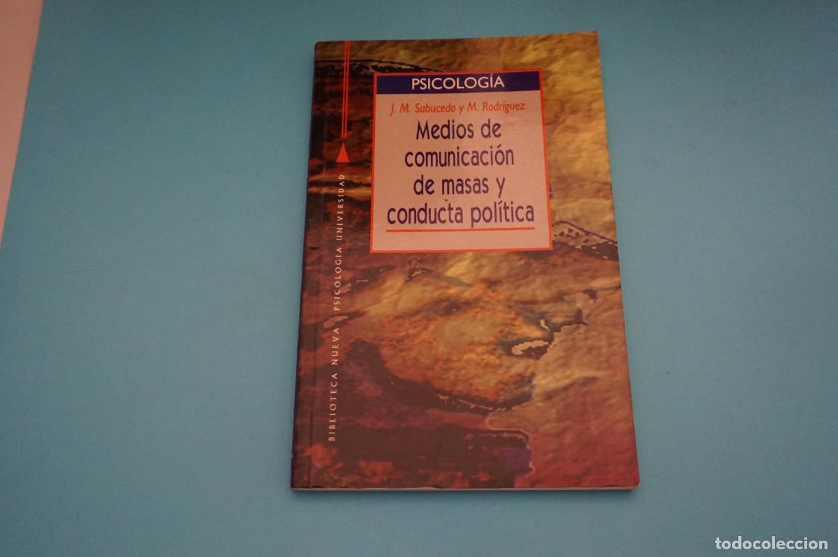 Livros em segunda m&atilde;o: AR16CD/ MEDIOS DE COMUNICACION DE MASAS Y CONDUCTA POLITICA - BILIOTECA NUEVA