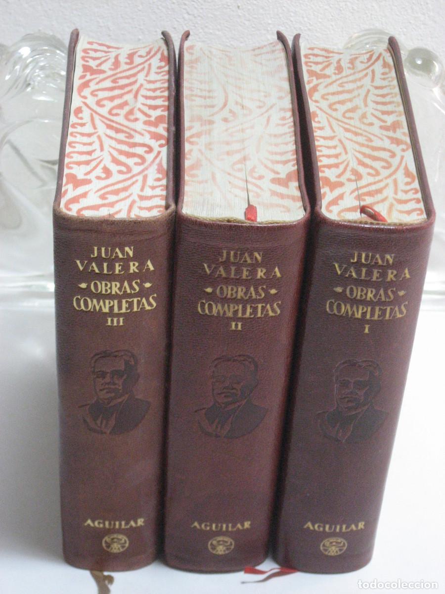 Libros: OBRAS COMPLETAS. 3 TOMOS - Juan Valera - Foto 2