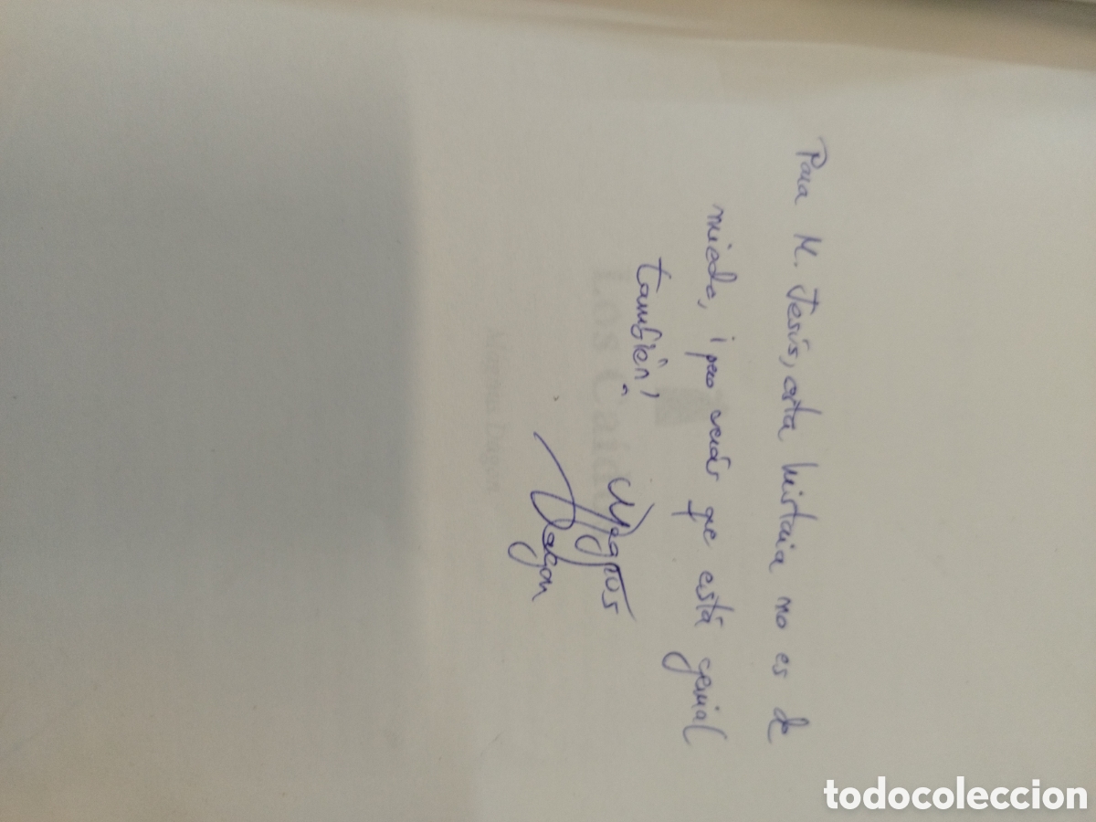 Libros: LOS CAIDOS. Dedicatoria autografa del autor - DAGON,Magnus - Foto 3