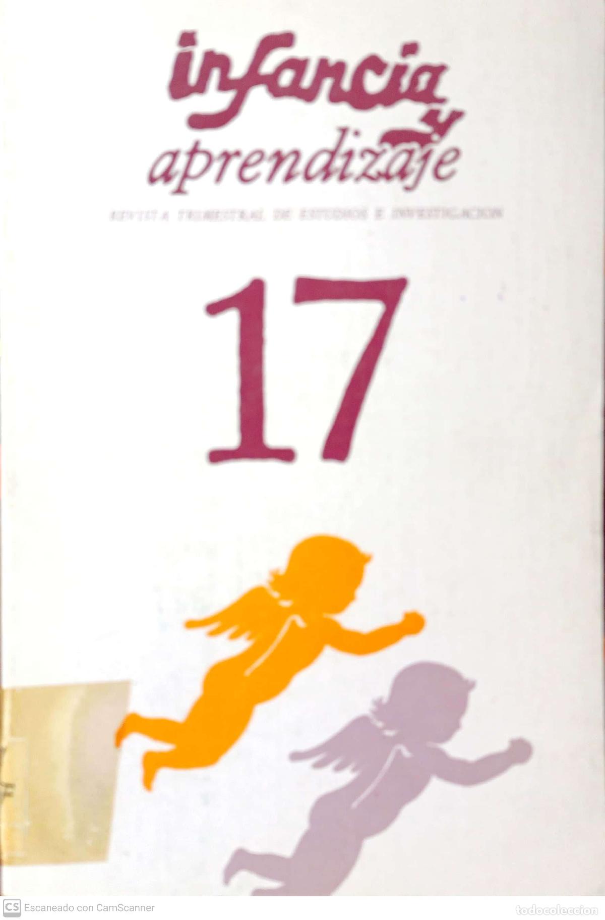 Libros: Infancia y aprendizaje, n.&ordm; 17 - No definido - Foto 1