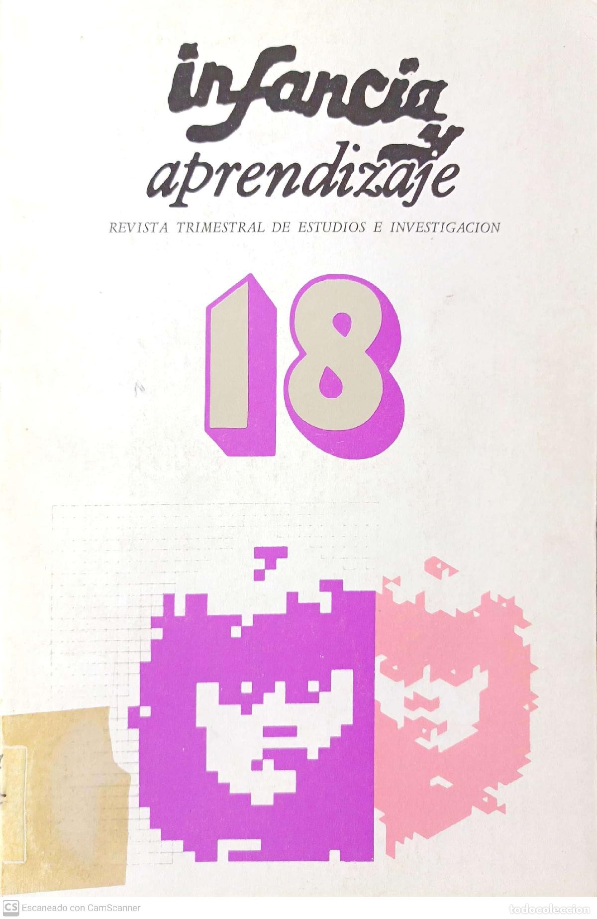 Libros: Infancia y aprendizaje, n.&ordm; 18 - No definido - Foto 1