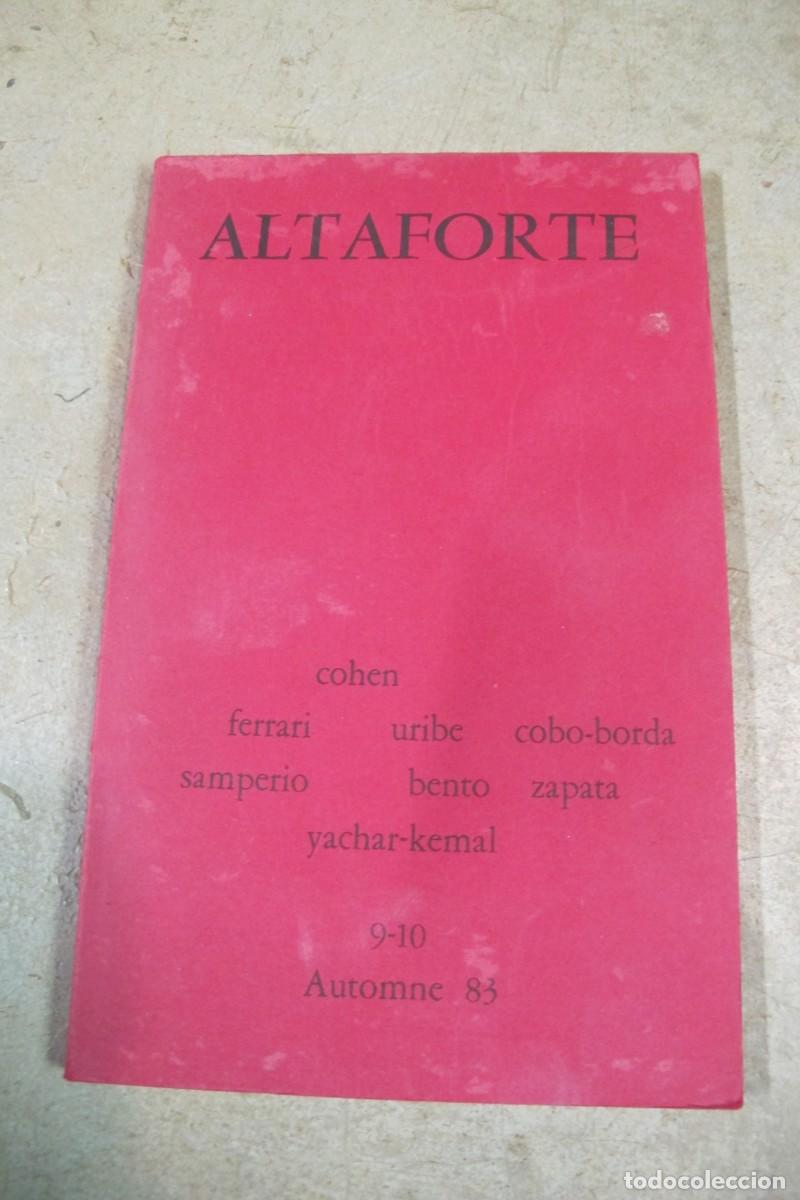 Libros: ALTAFORTE 9-10 COHEN FERRARI URIBE COBO-BORDA BENTO ZAPATA CASTELLANO/FRANCES POESIA ENSAYO FICCION