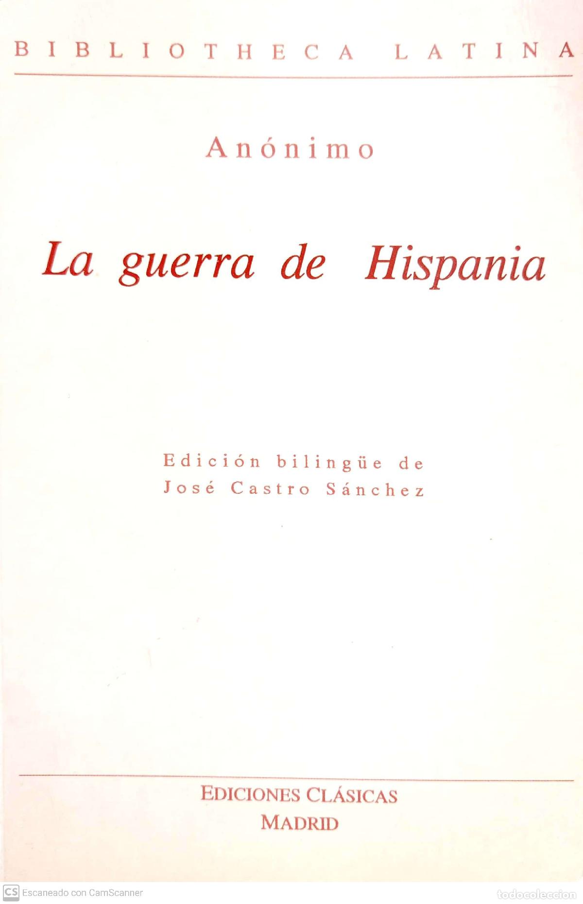 Libros: La guerra de hispania - An&oacute;nimo - Foto 1
