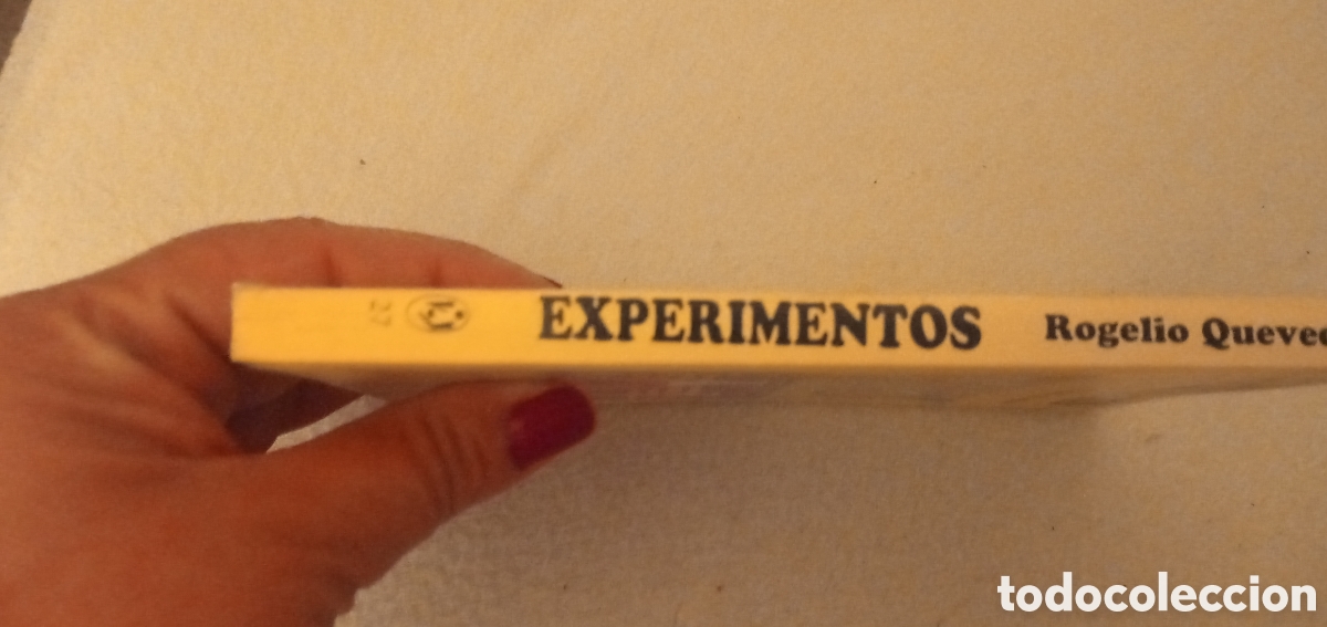 Libros: Experimentos.Rogelio Quevedo.1992. - Foto 3