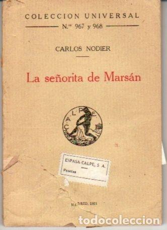 Libros: SE&Ntilde;ORITA DE MARSAN - LA - NODIER, CARLOS - Foto 1