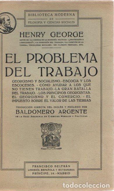 Libros: El problema del trabajo - George, Henry - Foto 1