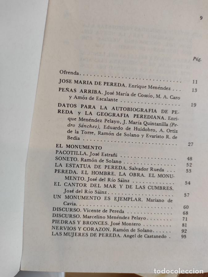 Libros: Homenaje a Pereda. - Foto 3