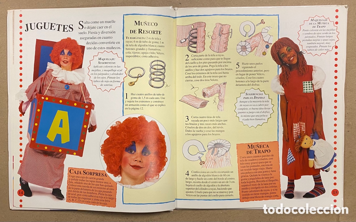 Libros: DISFRACES DIVERTIDOS. JACQUELINE RUSSON. C&Iacute;RCULO DE LECTORES 2000. - Foto 4