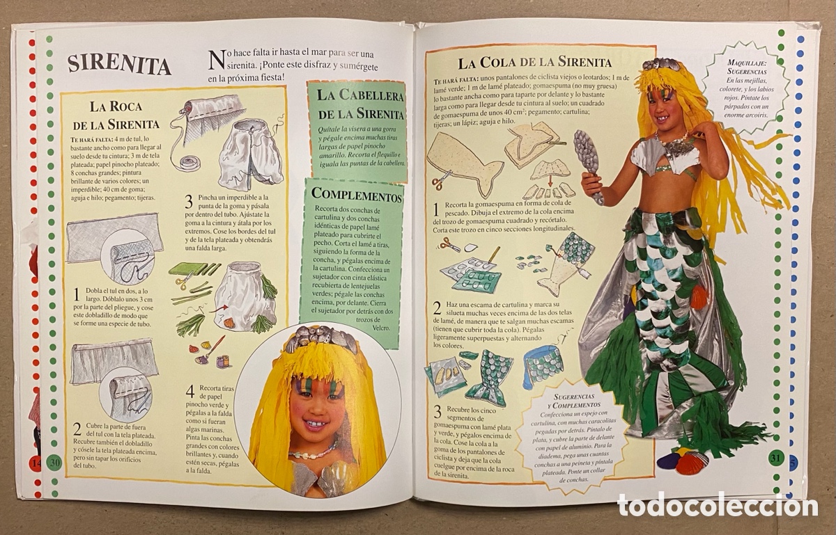 Libros: DISFRACES DIVERTIDOS. JACQUELINE RUSSON. C&Iacute;RCULO DE LECTORES 2000. - Foto 5